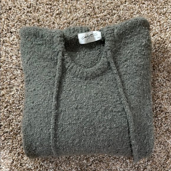 Carly Jean Los Angeles Sweaters - Carly Jean Los Angeles Gray Crew Neck Sweater